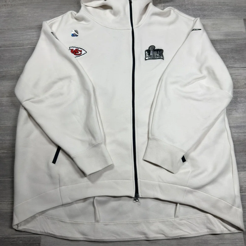 Kansas City Chiefs Super Bowl 59‎ LIX Opening Night Media Tech Fleece Zip Hoodie
